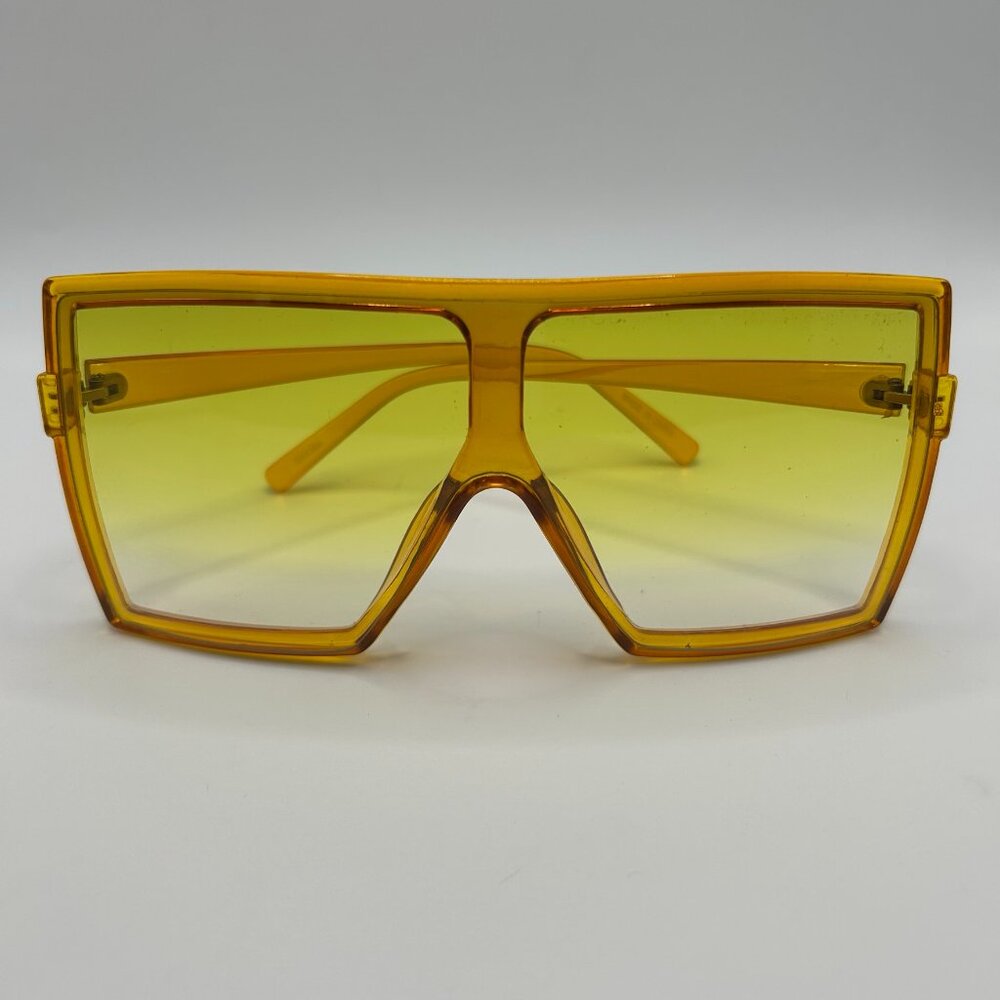 Women’s Yellow Shield Sunglasses